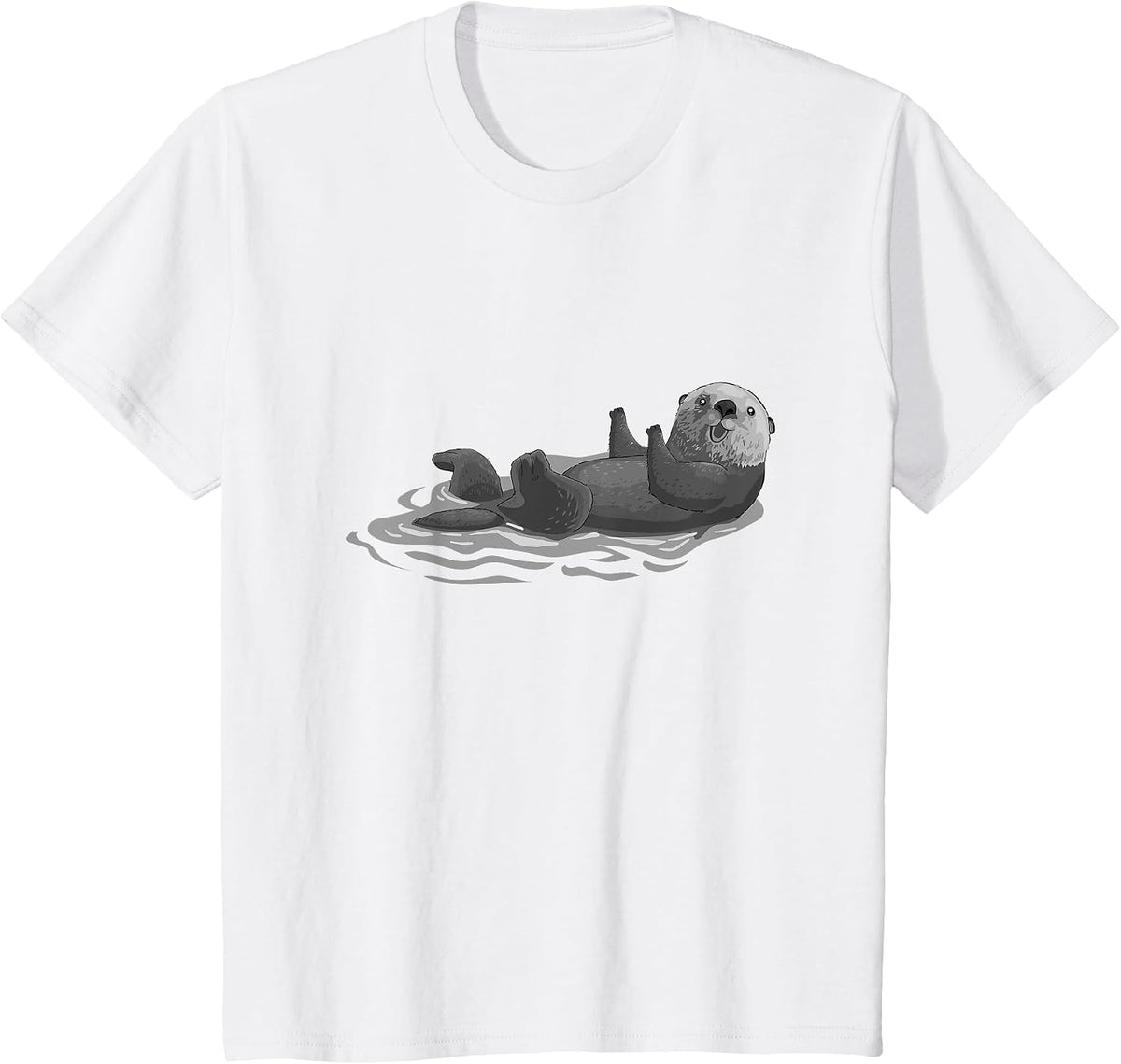 Floating Otter T-Shirt - White