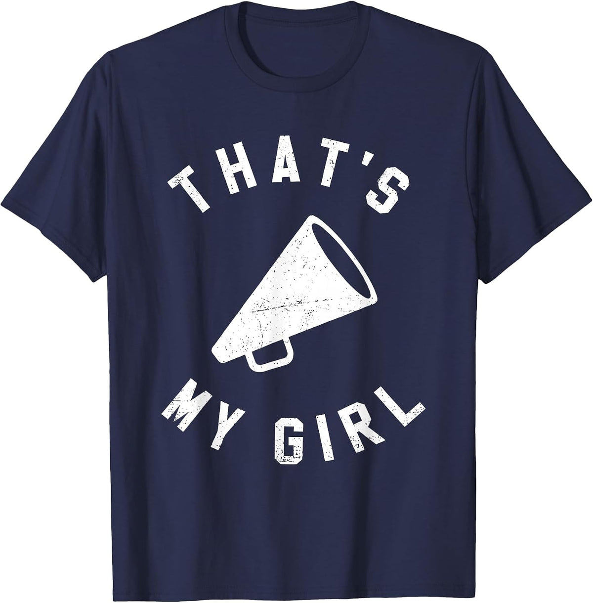 That's My Girl Cheerleading T-Shirt - Navy Blue