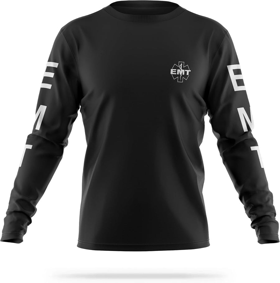 13Fifty EMT Training Reflective Utility Long Sleeve - Black & Reflective