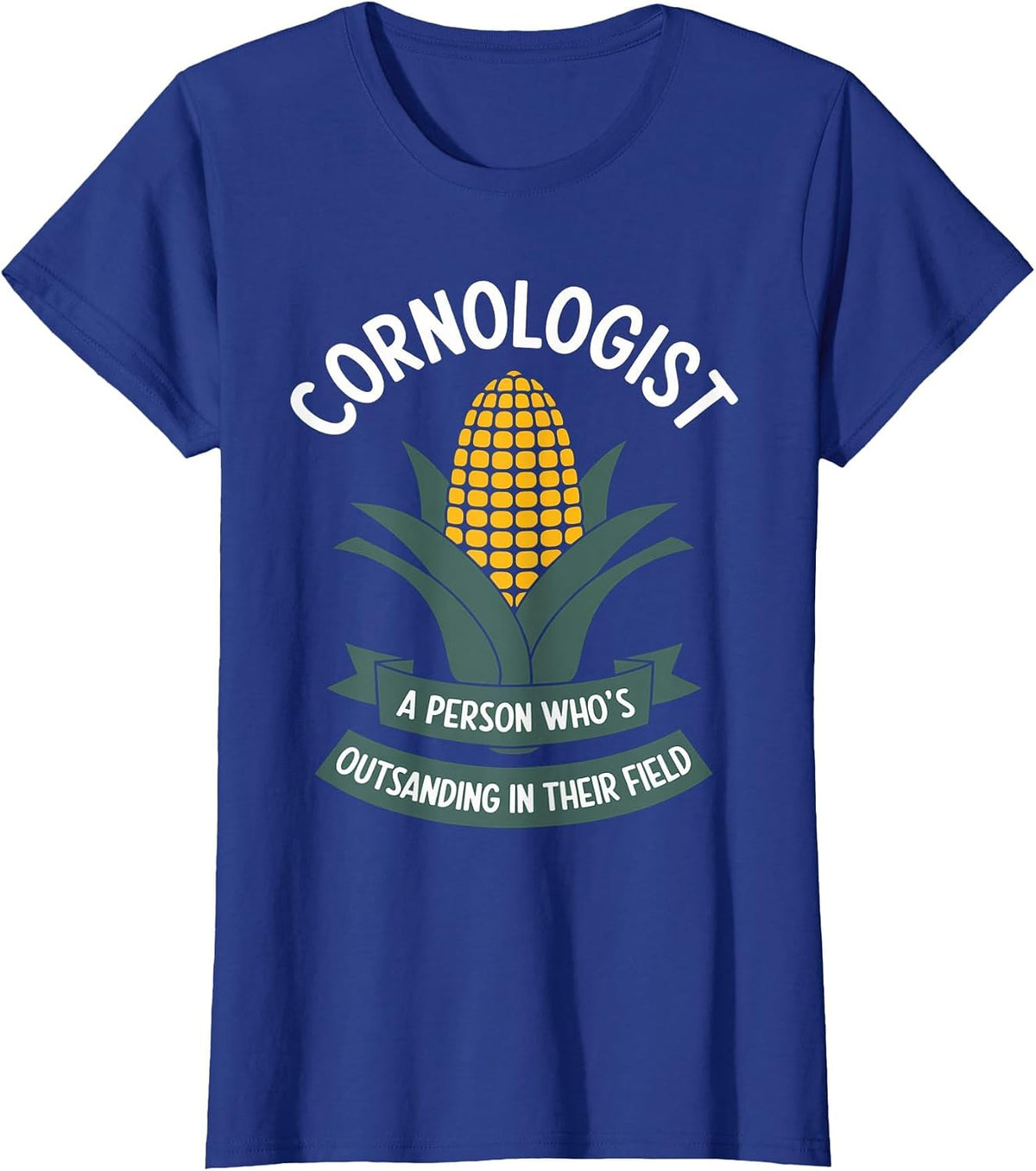 Funny Farming Saying Cornologist Definition Corn Farmer Men T-Shirt - Royal Blue