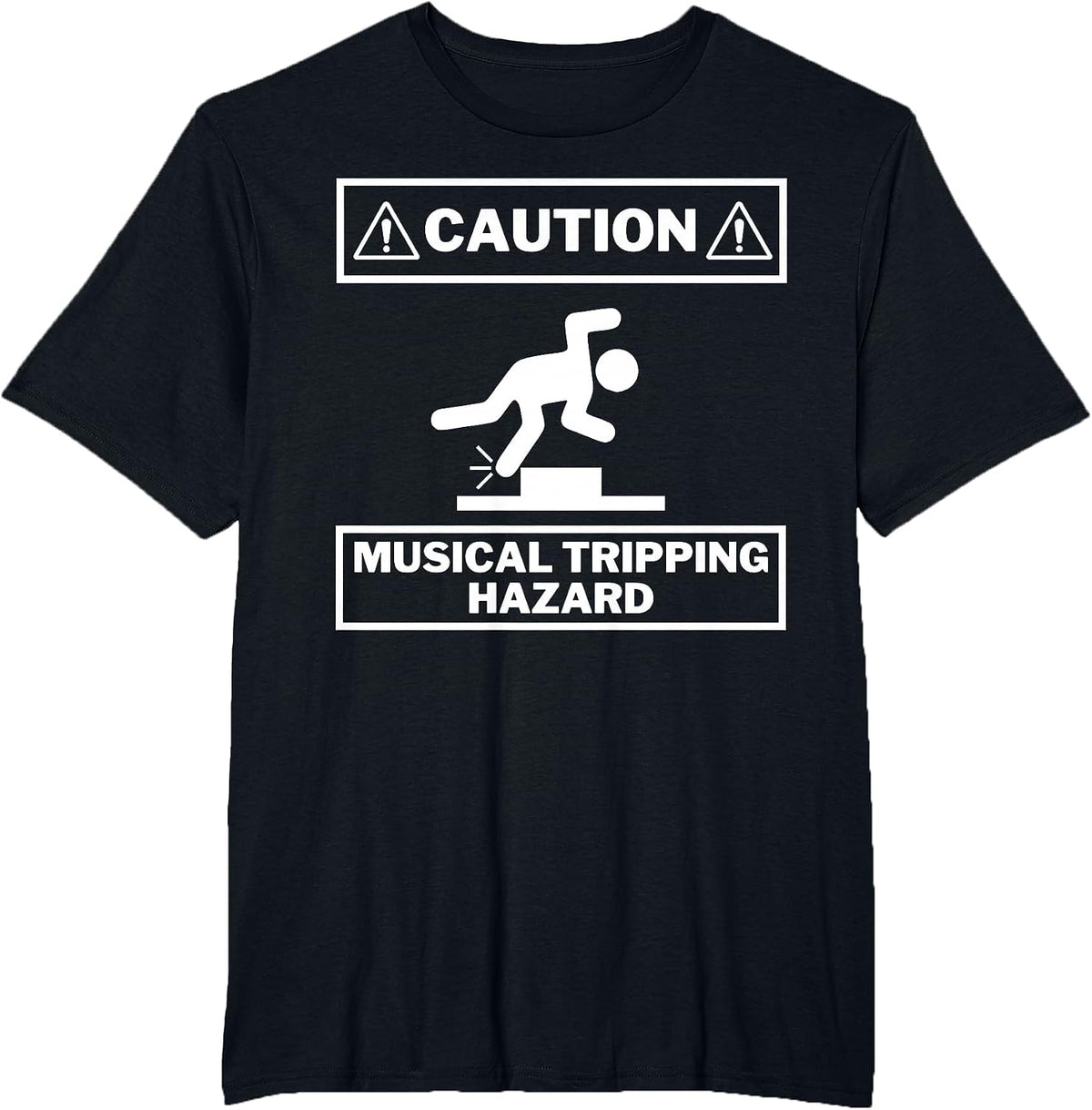 Musical Tripping Hazard T-Shirt - Black