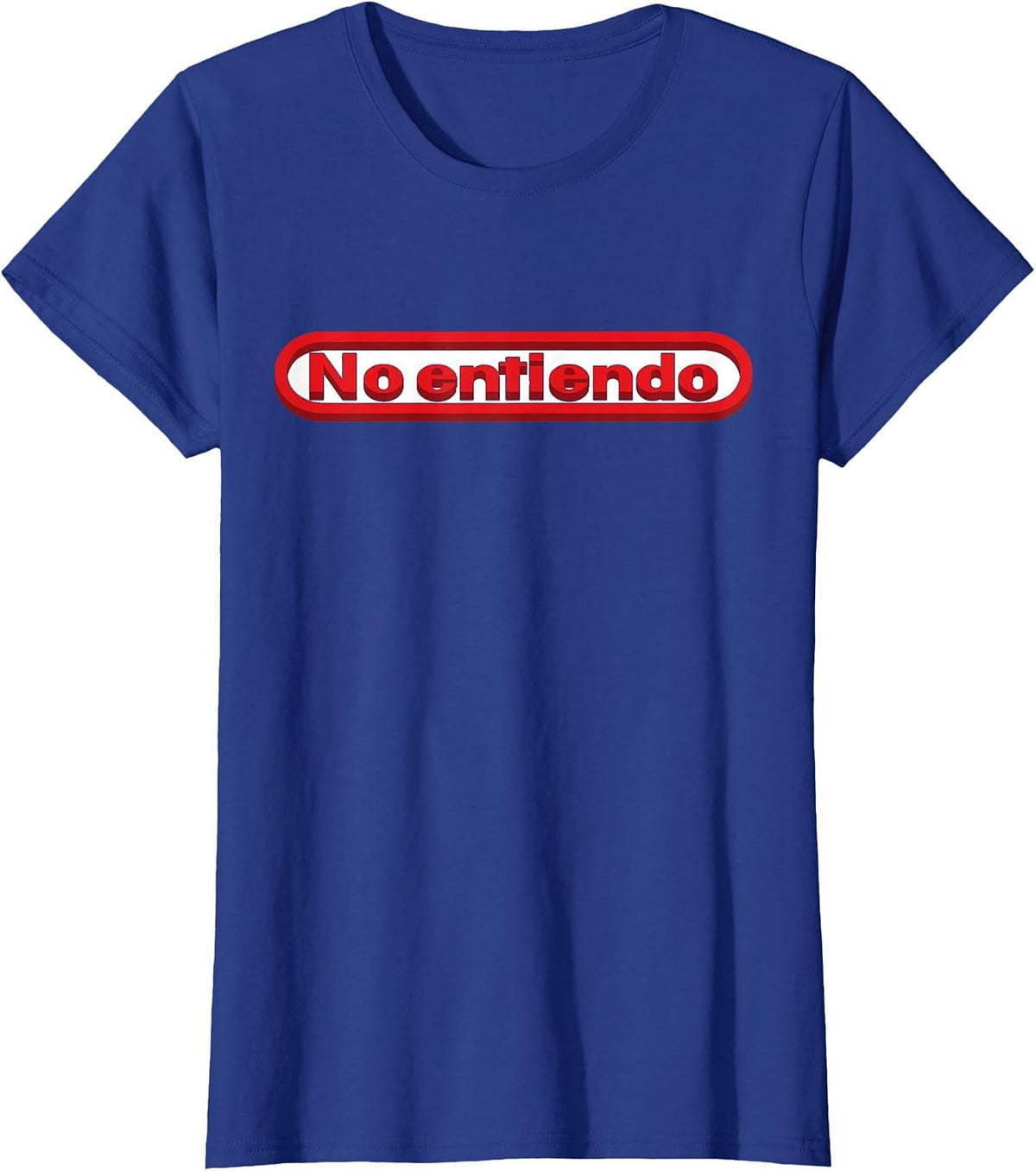 No Entiendo Shirt Funny Spanish I Dont Understand T-Shirt T-Shirt - Royal Blue