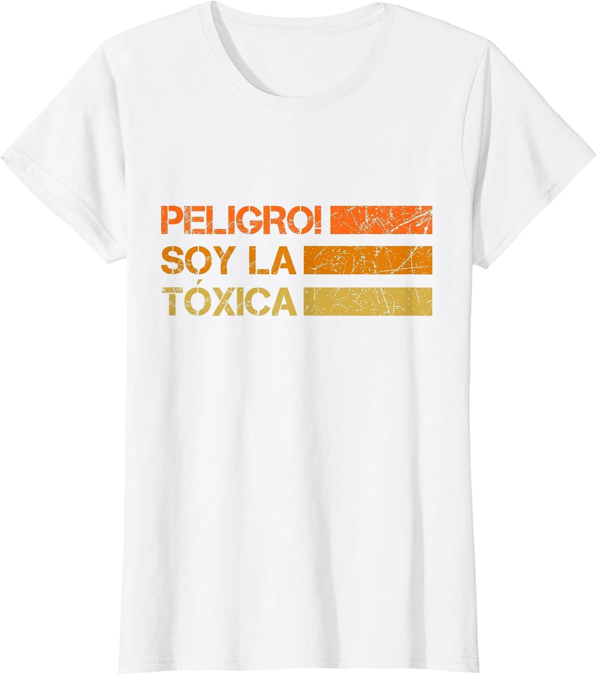 Peligro Soy La Toxica Spanish T-Shirt - White