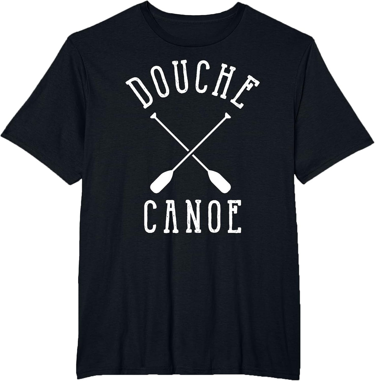 Canoe Shower T-Shirt - Black