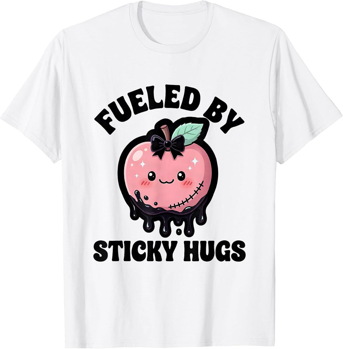 Men's Fueled by Sticky Hugs First Grade Teacher T-Shirt - White