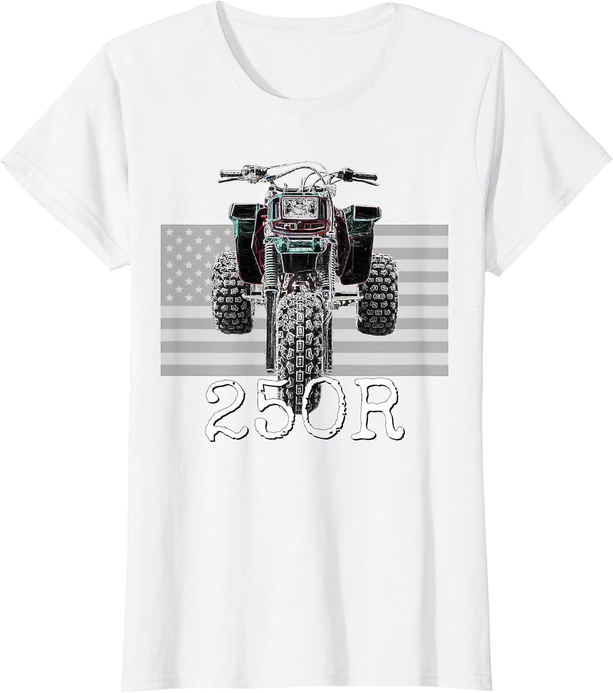 1985 Vintage Retro Three Wheeler ATV ATC 250R T-Shirt - White
