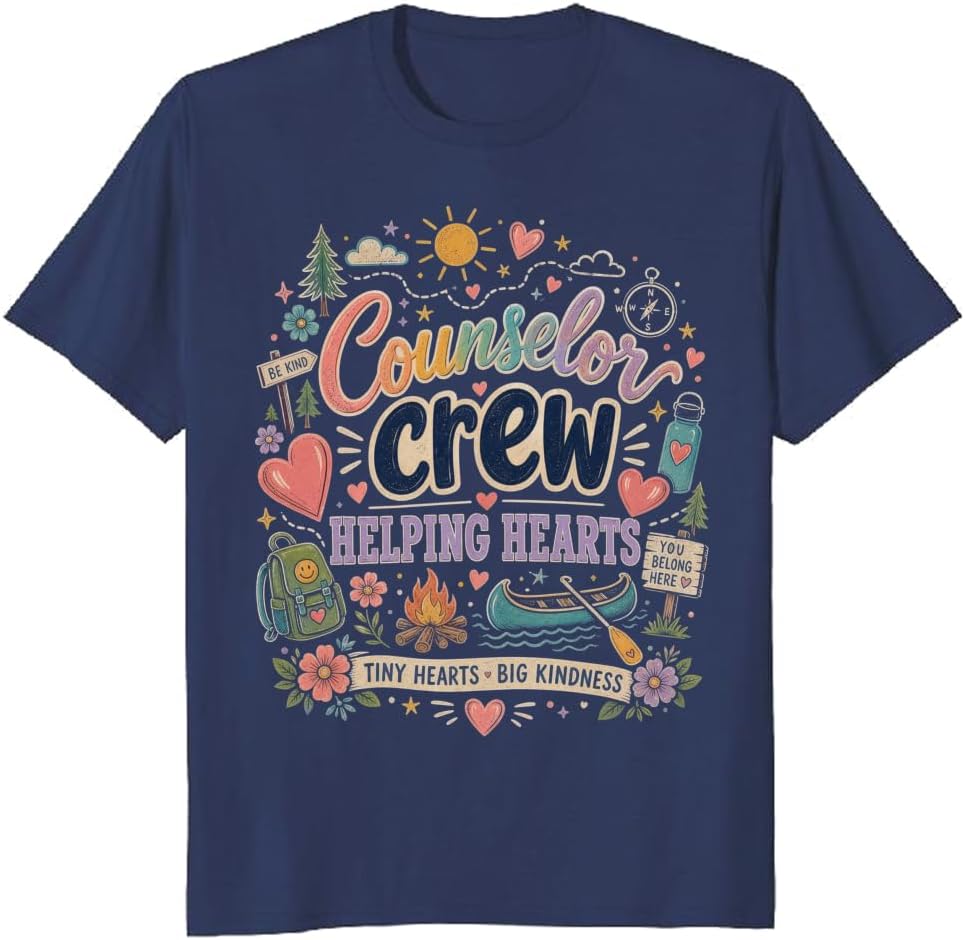Counselor Crew Trail of Kindness Keep Going You Matter School Appreciation T-Shirt - S6