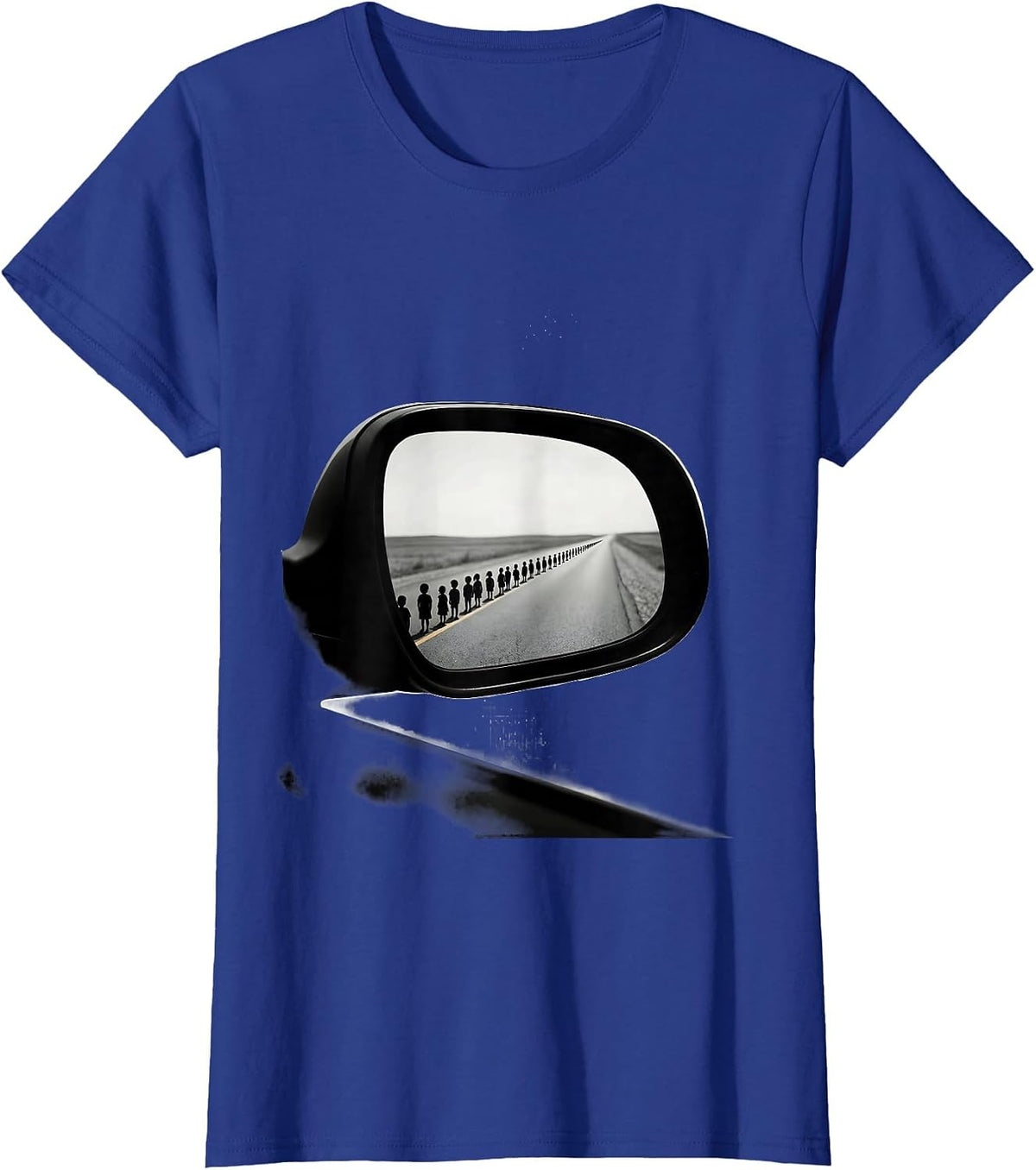 Women's School Bus Driver Minimalist Driver Humor T-Shirt - Royal Blue