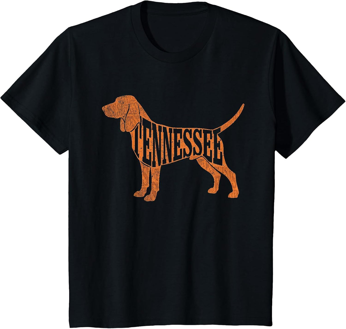 Tennessee Retro Vintage T-Shirt - Black