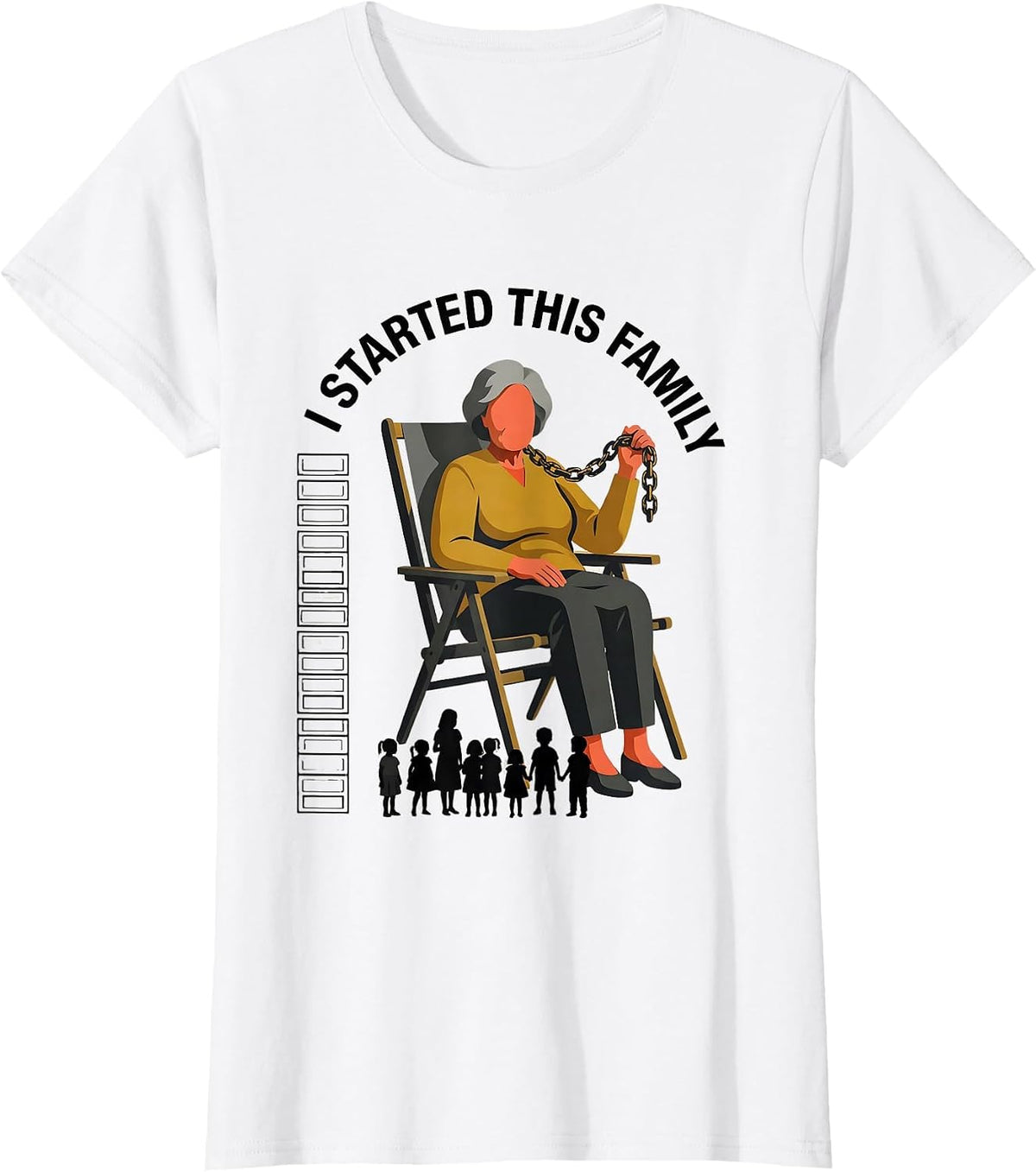 I Started This Family Funny Family Reunion Matching 2026 T-Shirt - White