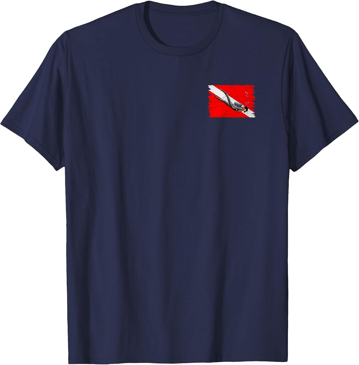 Scuba Dive St. Thomas Diving Snorkeling 2-Sided T-Shirt - Navy Blue