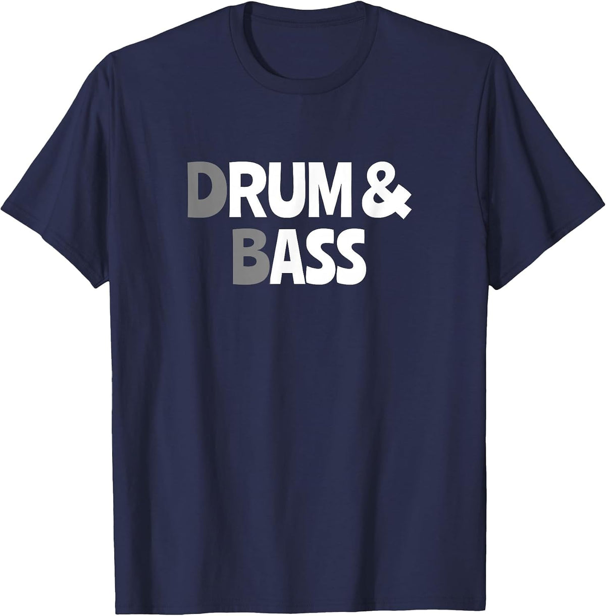 Drum & Bass Rum & Ass T-Shirt - Navy Blue