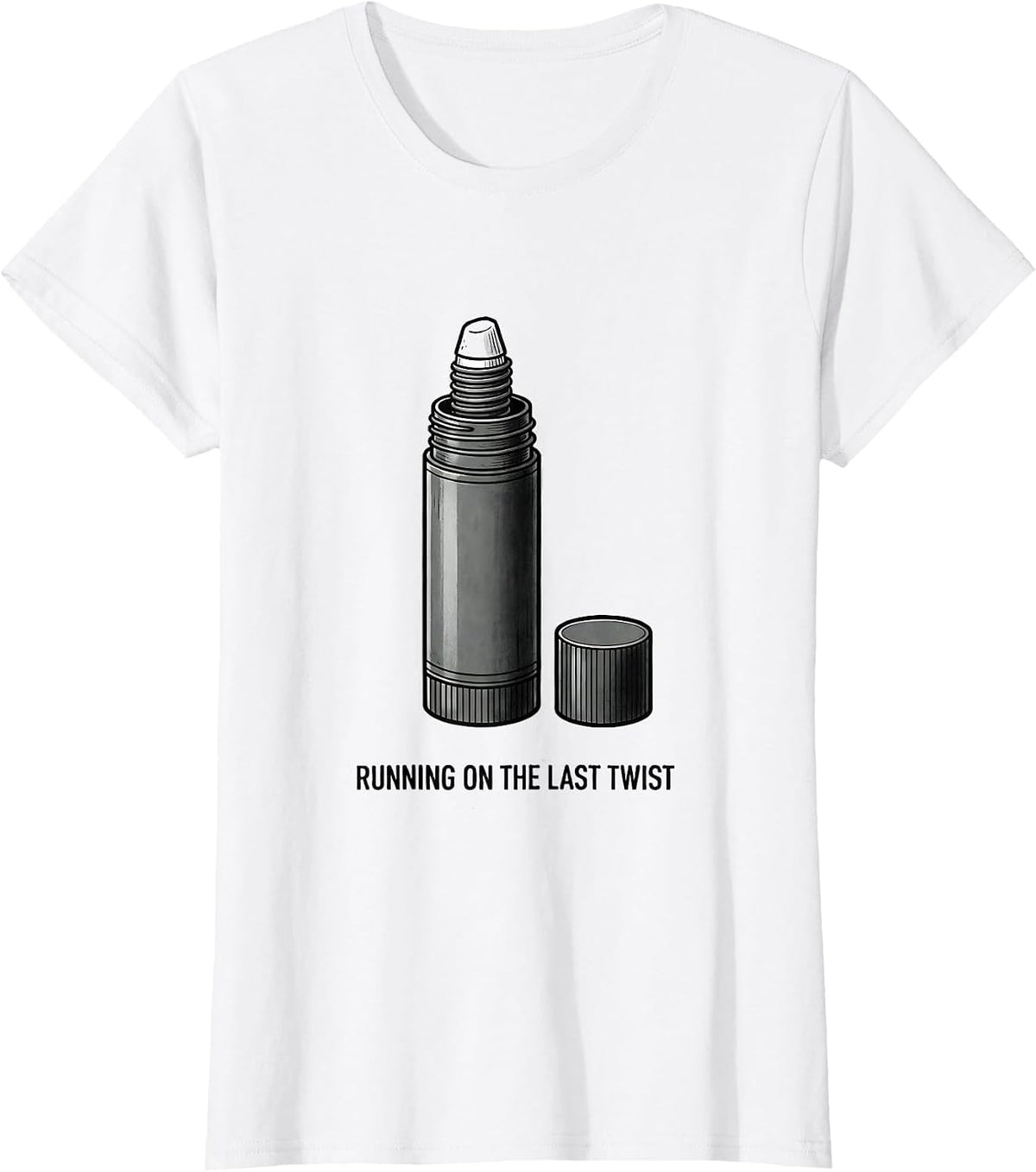 Running On The Last Twist Funny Teacher Sarcastic Humor T-Shirt - White
