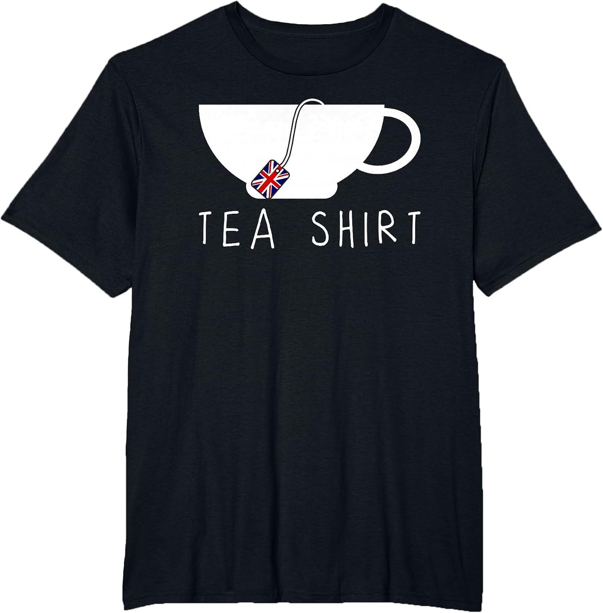 Tea English Tea British Flag T-Shirt - Black