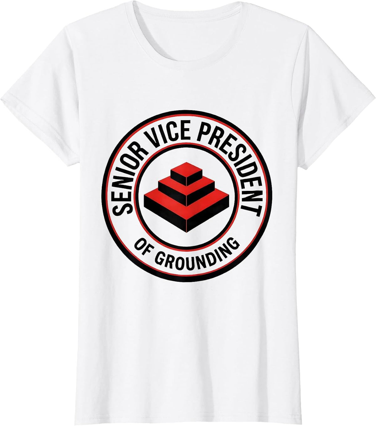 Senior Vice President Of Grounding Funny Electrician Gift T-Shirt - White