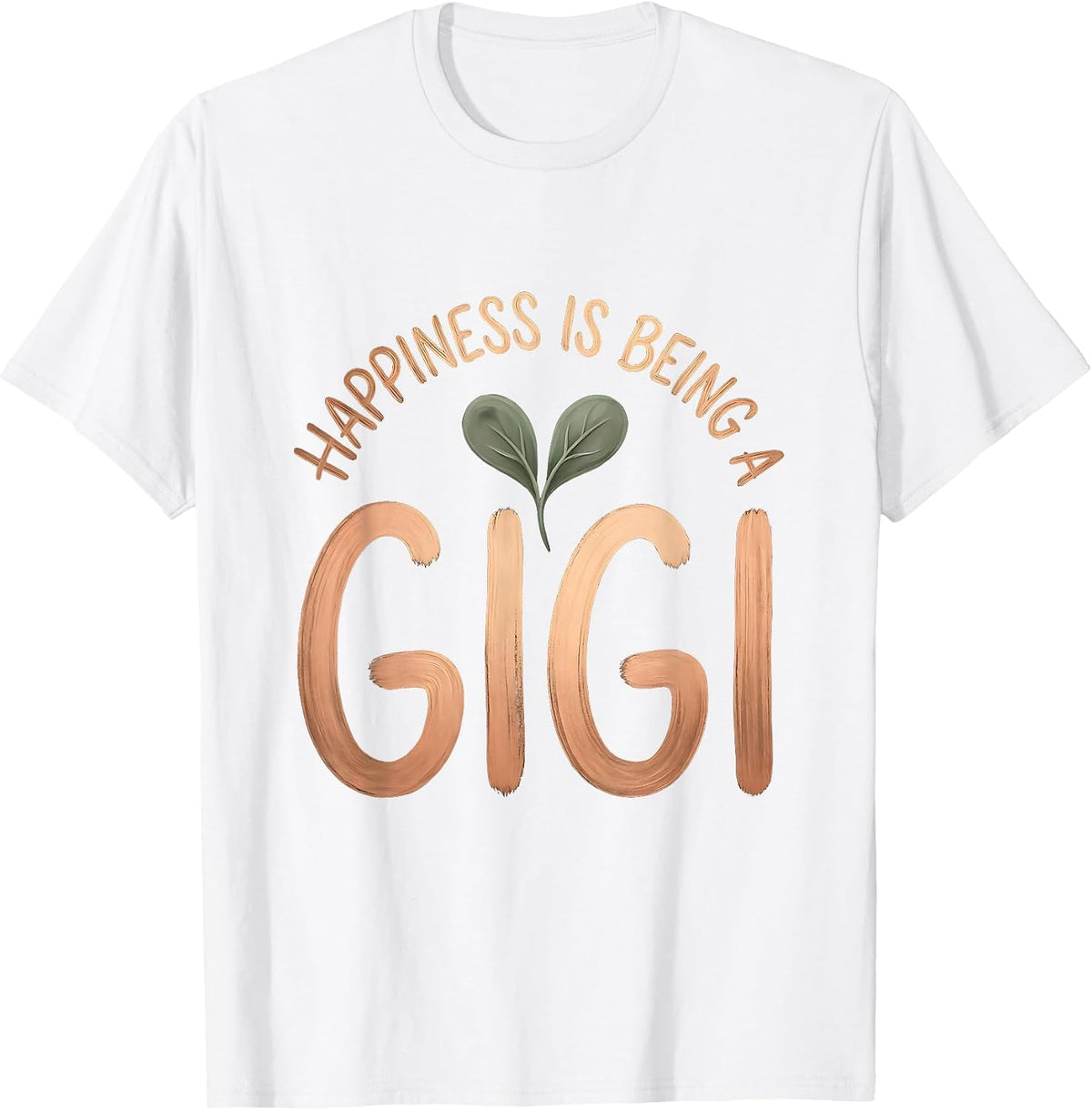 Men's Happiness Is Being A Gigi Boho Grandma Nickname Gift T-Shirt - White