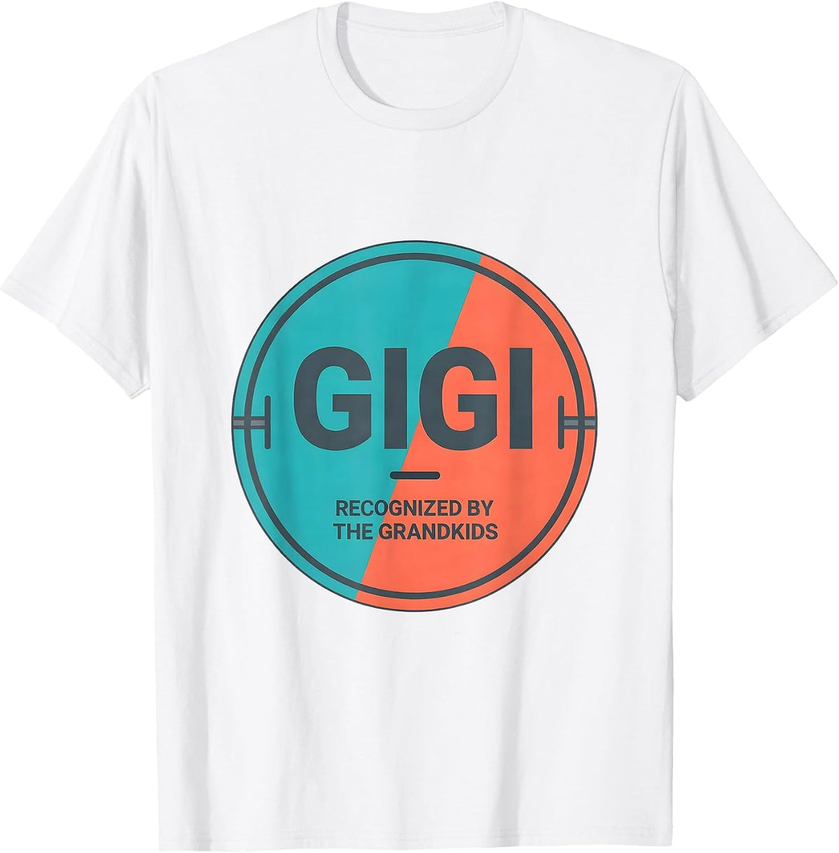 Men's Gigi Recognized By The Grandkids Funny Grandma Humor T-Shirt - White