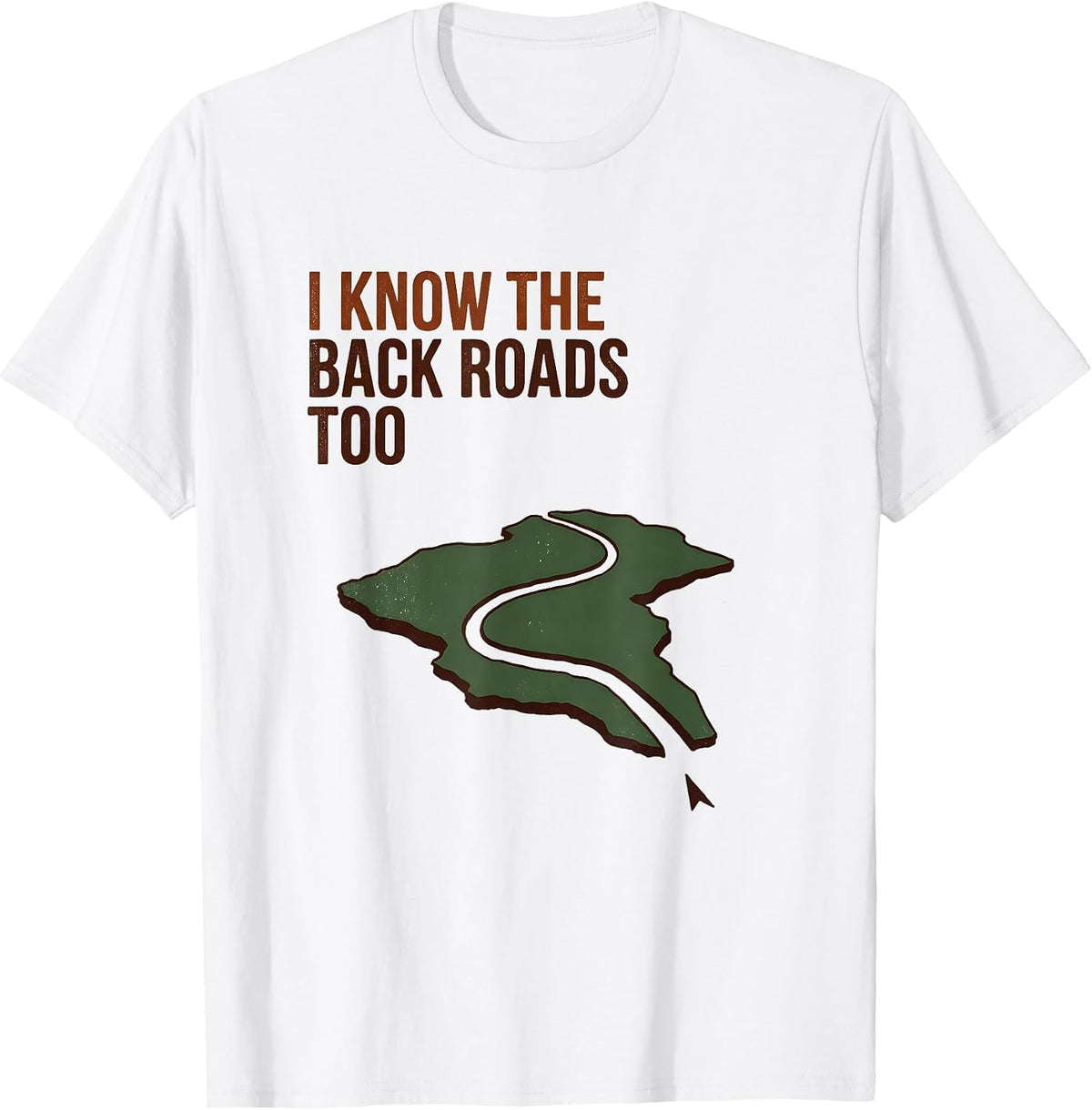 Men's I Know The Back Roads Too Vintage History Teacher Gift T-Shirt - White