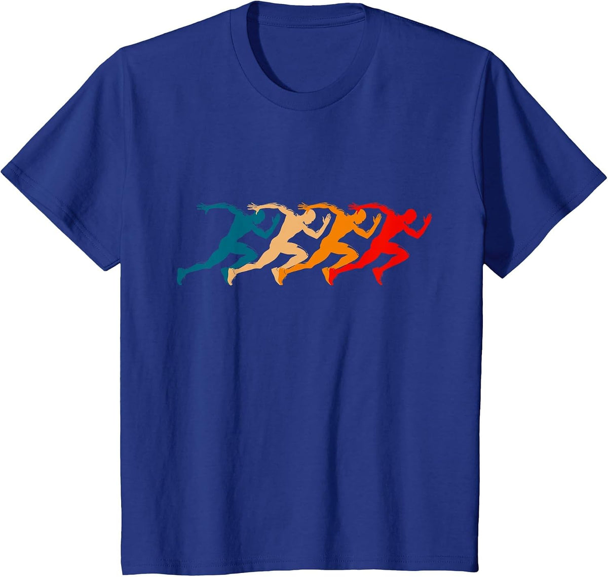 Runner Running Track and Field T-Shirt - Royal Blue