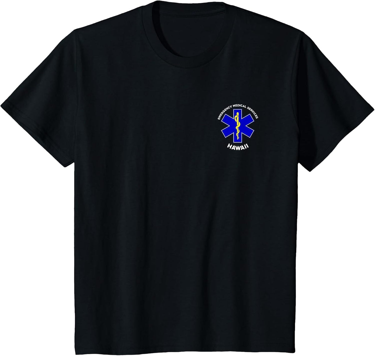 Hawaii EMS Emergency Medical Services EMT Medic T-Shirt T-Shirt - Black