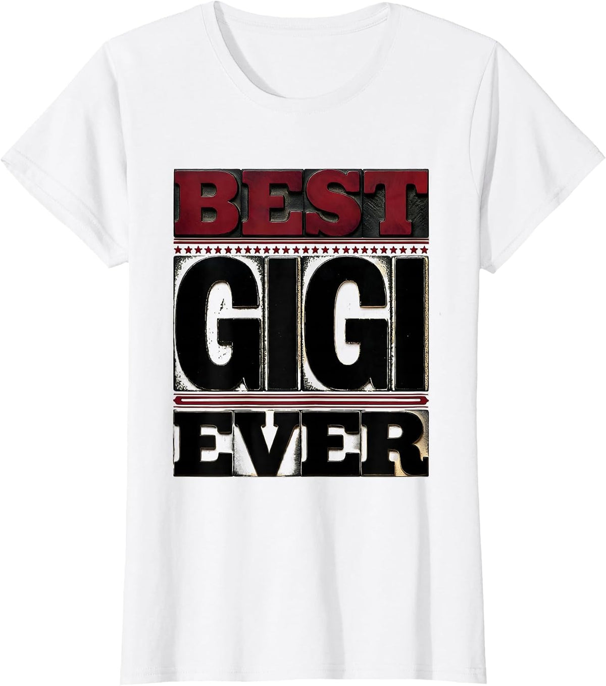 Best Gigi Ever Proud Grandparent Design T-Shirt - White