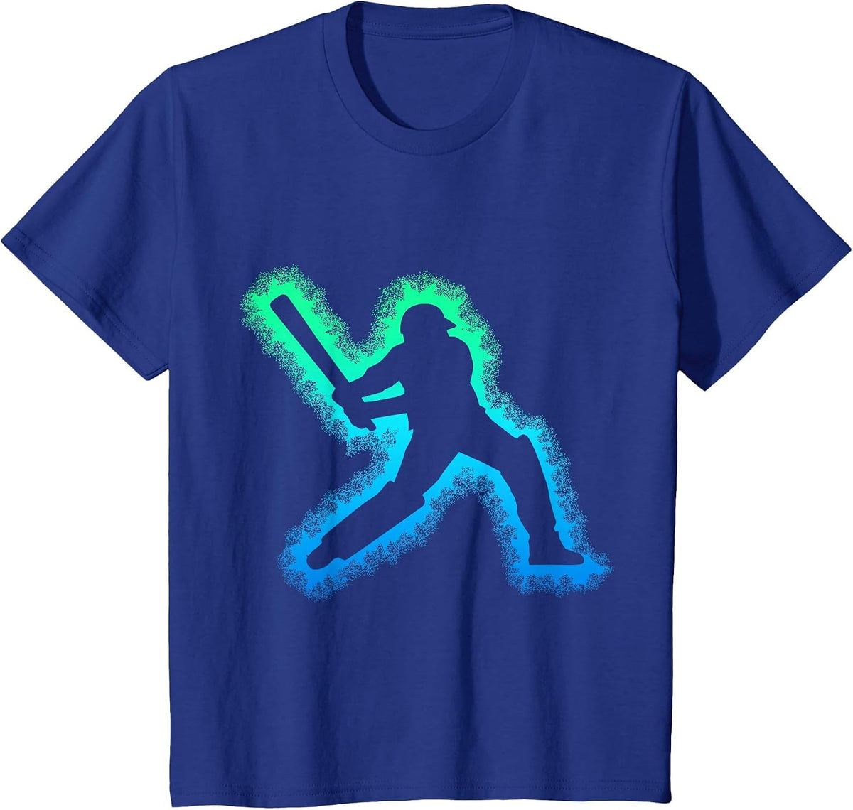 Cricket Boys Kids Men Youth T-Shirt - Royal Blue