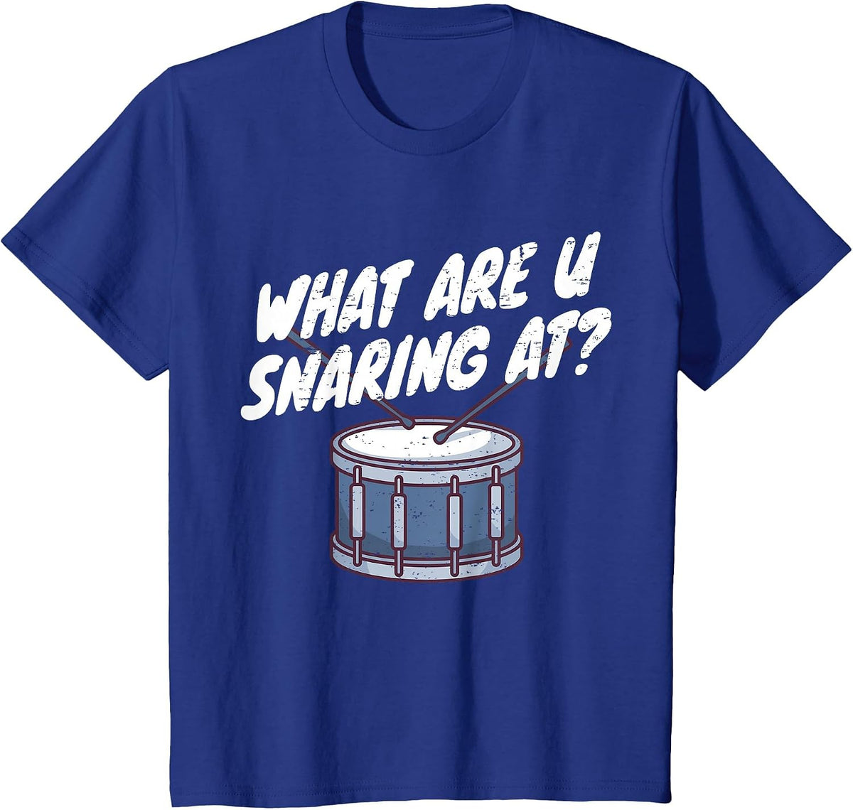 Drummer Drum Kit T-Shirt - Royal Blue