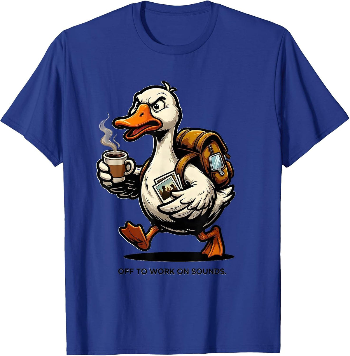 Men's Off To Work On Sounds Funny Goose ABA Therapist T-Shirt - Royal Blue
