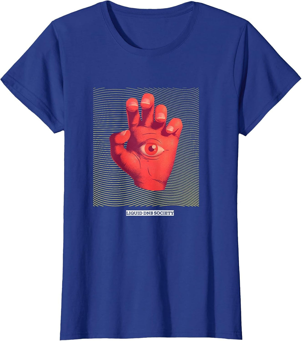 Liquid Drum and Bass DnB Funk Drum n Bass T-Shirt - Royal Blue