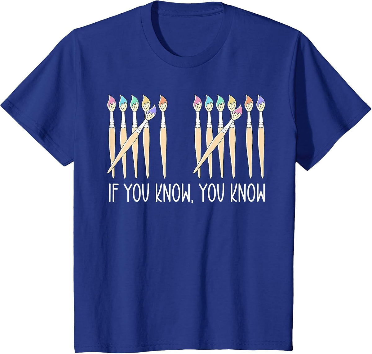 If You Know You Know Art Teachers Students 67 Six Seven Meme T-Shirt - Royal Blue