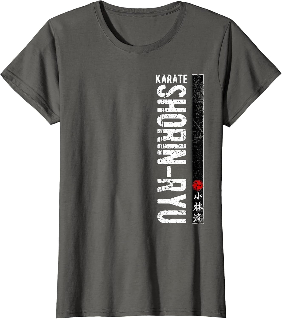 Shorin Ryu Karate Do Martial Arts Japan Belt Retro MMA T-Shirt - Asphalt Grey