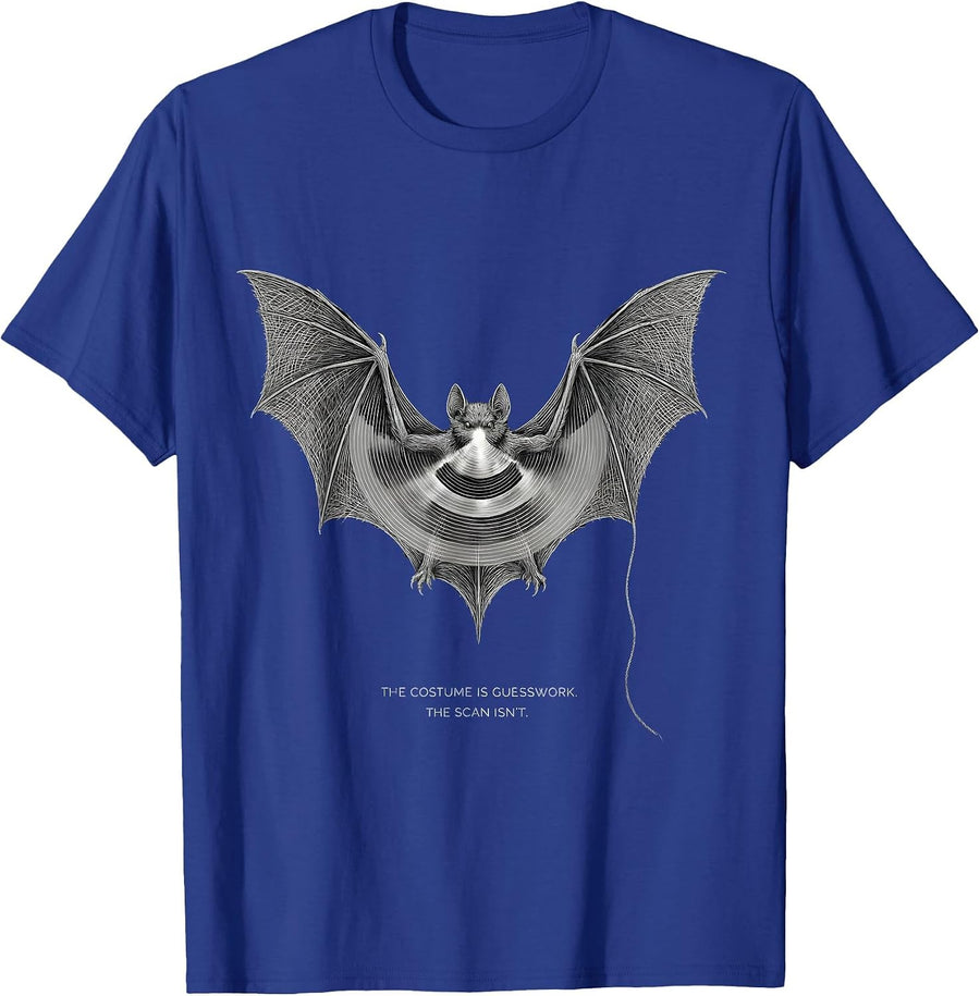 The Costume Is Guesswork. The Scan Isn't. Halloween T-Shirt - Royal Blue