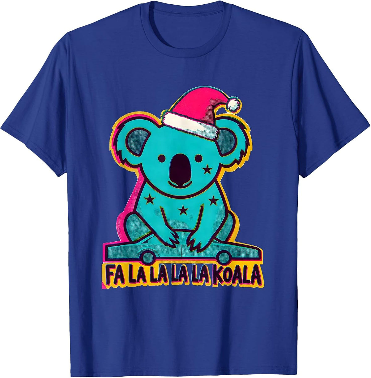 Fa La La La La Koala Funny Koala Lover Australian Animal T-Shirt - Royal Blue
