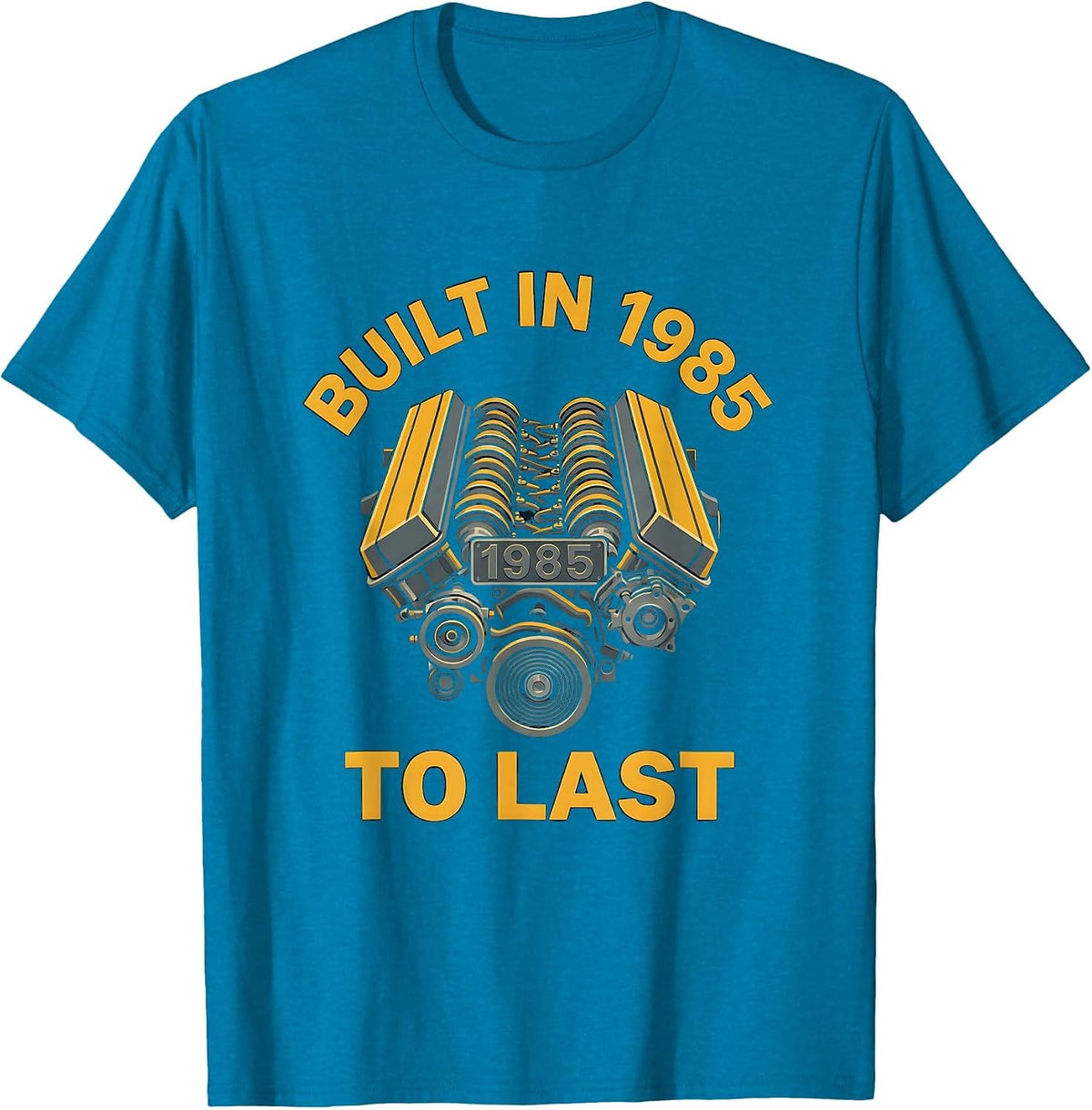 Built in 1985 to Last Vintage Birthday Design T-Shirt - Sapphire Blue