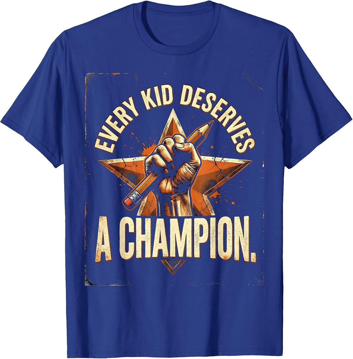 Men's Every Kid Deserves a Champion Sped Teacher T-Shirt - Royal Blue