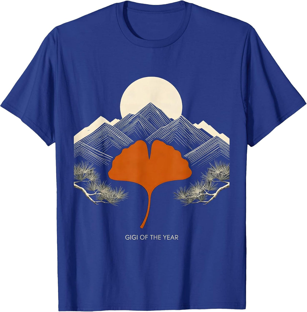 Gigi of the Year Grandma Appreciation Design T-Shirt - Royal Blue