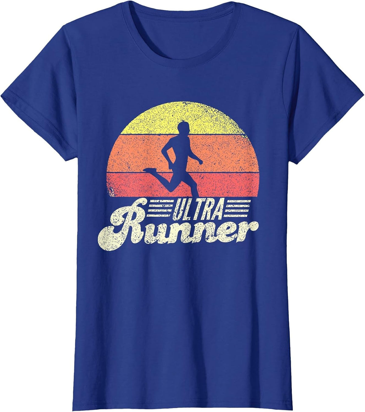 Ultra Runner Classic Retro Vintage Ultramarathon T-Shirt - Royal Blue