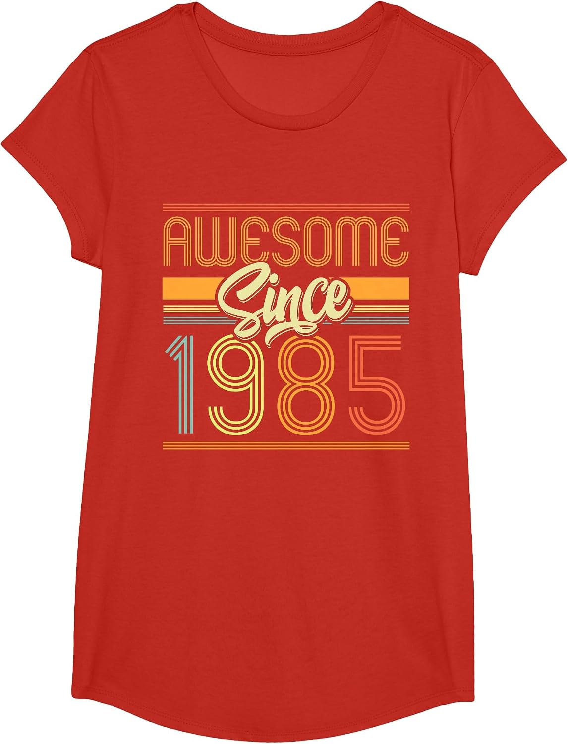 Awesome Since 1985 41st Birthday 41 Years Old Bday Men Women T-Shirt - Girls Red