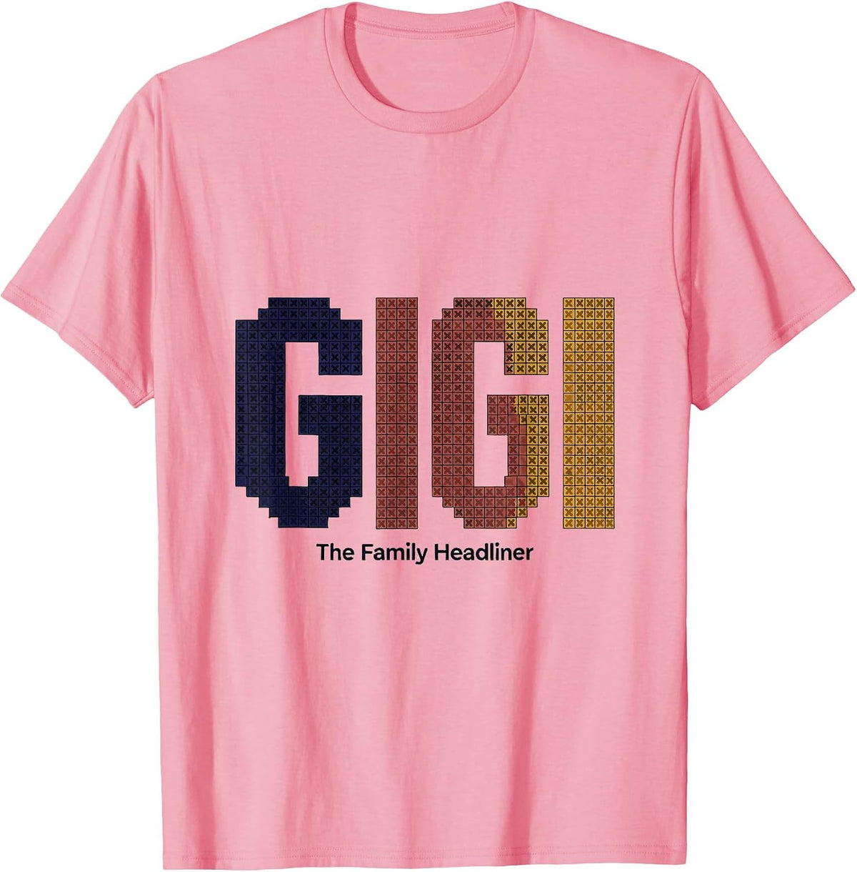 Men's I'm Gigi The Family Headliner Funny Grandma Humor T-Shirt - Pink