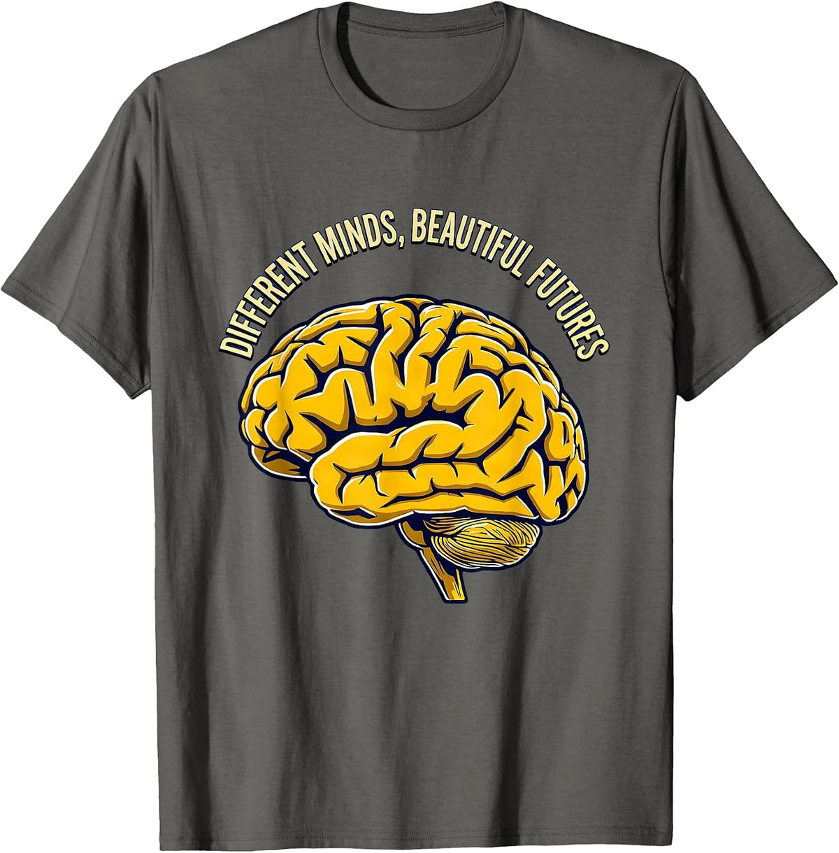 Men's Different Minds Beautiful Futures Sped Teacher T-Shirt - Asphalt Grey