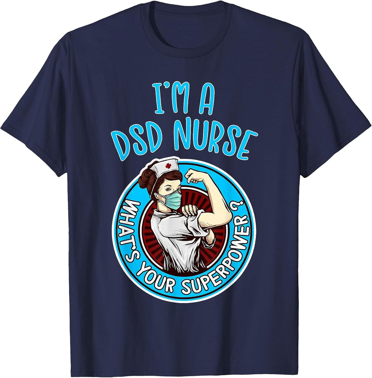DSD Nurse Women Nursing Apparel and Items T-Shirt - Navy Blue
