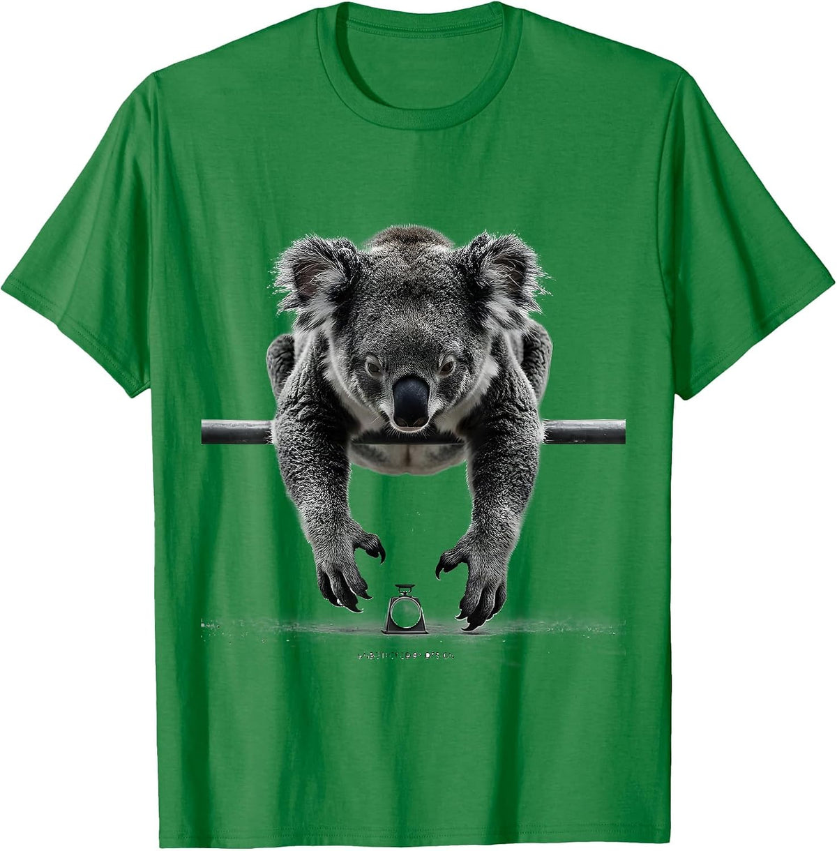 Men's Unbothered By Design Funny Koala Lover Animal Humor T-Shirt - Kelly Green