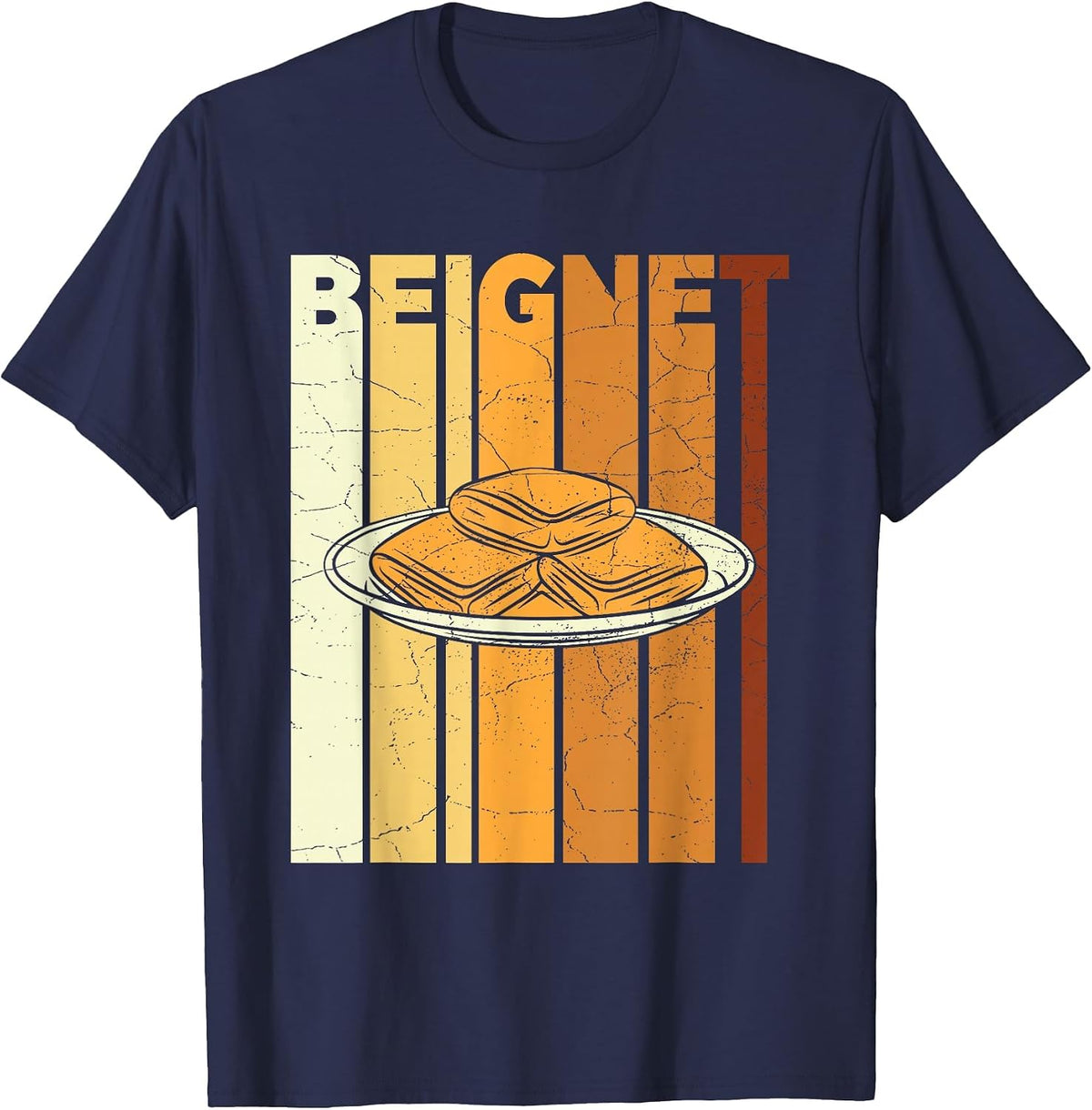 Beignet Quote for a Beignet Baker T-Shirt - Navy Blue