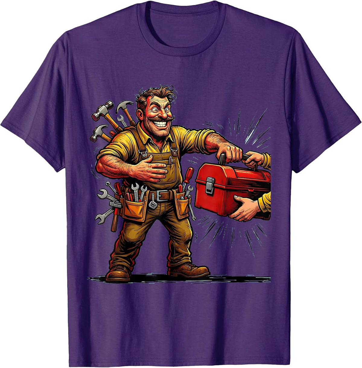 Men's Son In Law Favorite Child Funny Gift T-Shirt - Purple