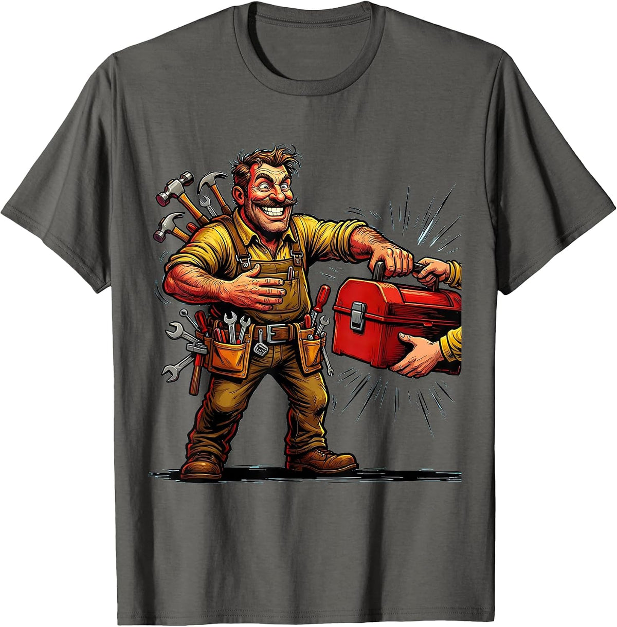 Men's Son In Law Favorite Child Funny Gift T-Shirt - Asphalt Grey