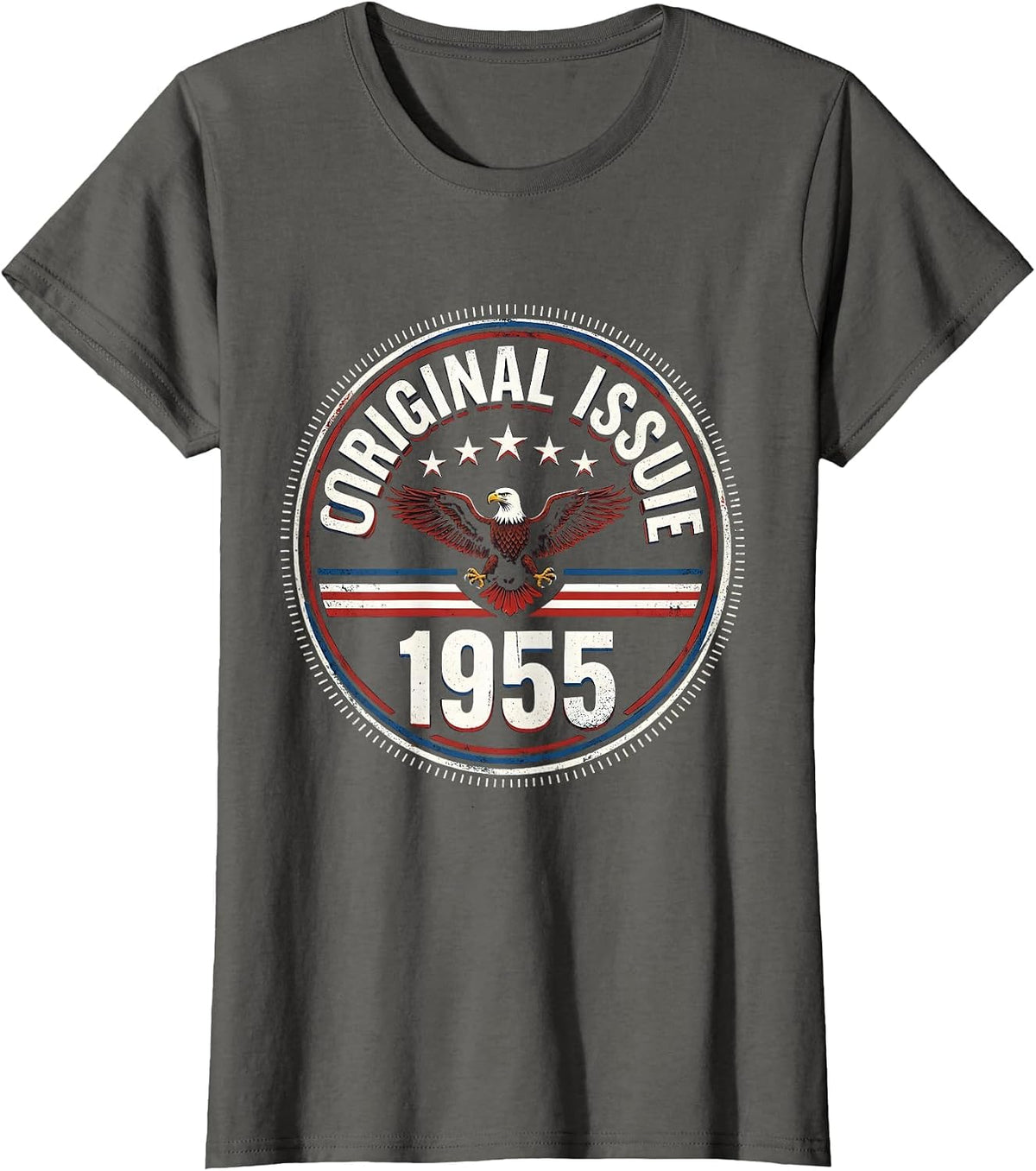Women's Original Issue 1955 Vintage Stamp 71st Birthday Gift Men T-Shirt - Asphalt Grey