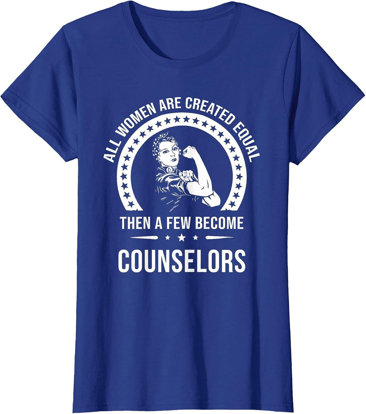 Counselor Shirts for Women | Counselor T-Shirt - Royal Blue