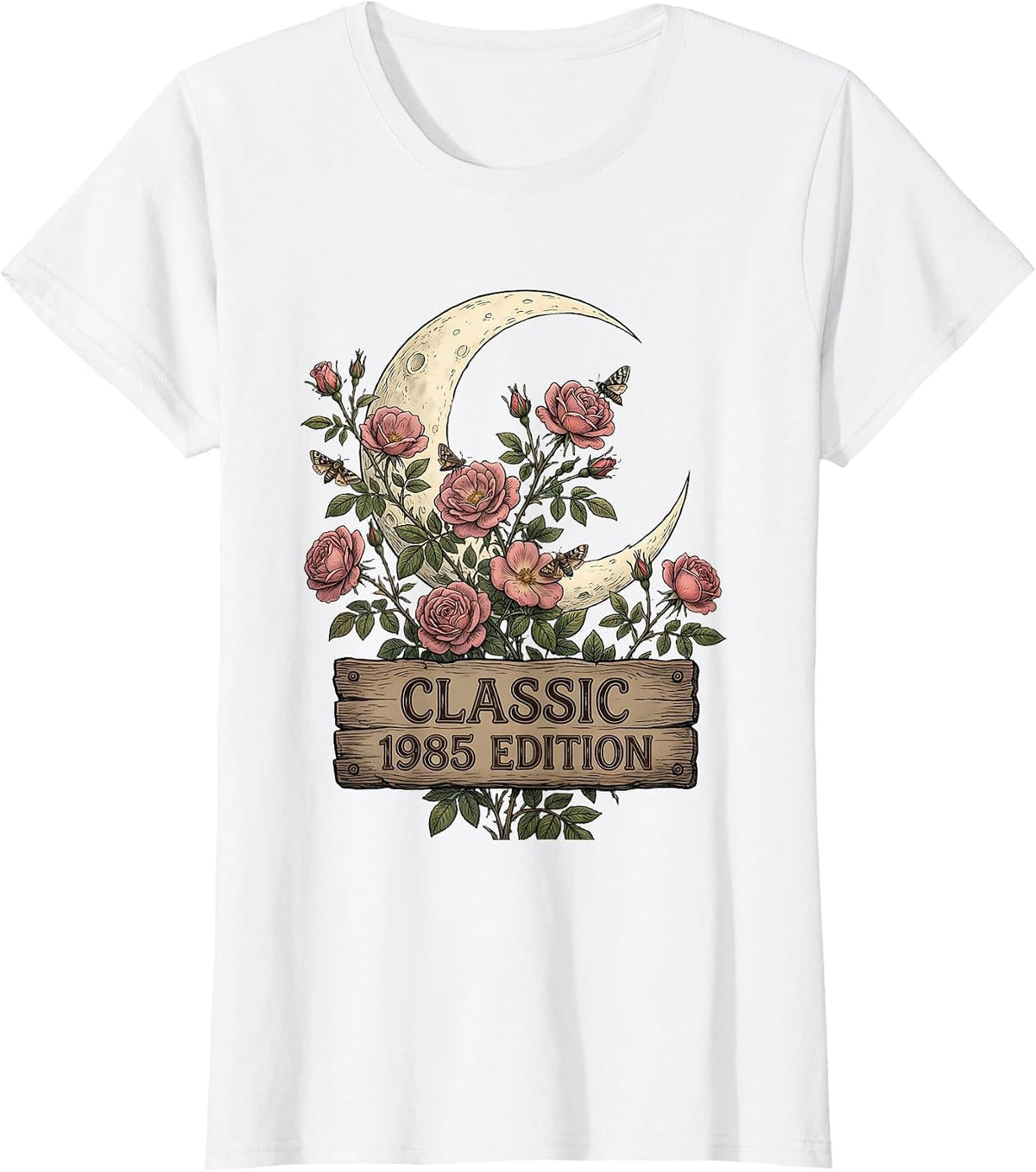 Vintage Classic 1985 Edition Birthday Design T-Shirt - White