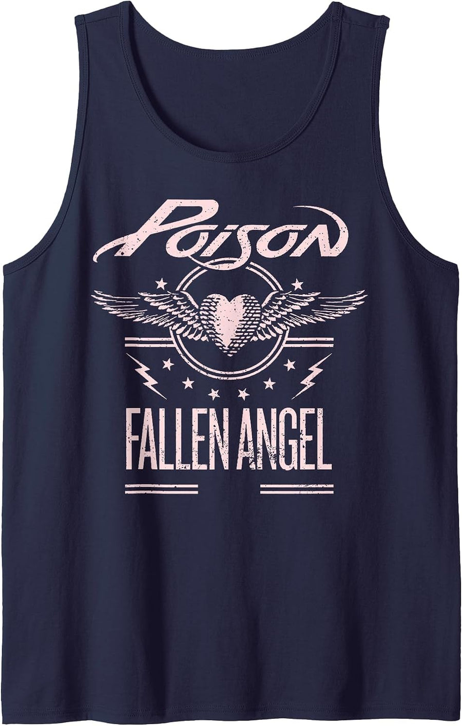 Poison - Fallen Angel Tank Top - Navy Blue
