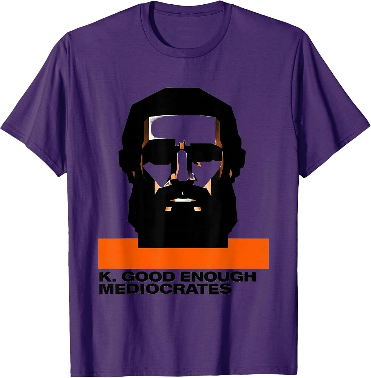 Men's K. Good Enough — Mediocrates Funny Philosophy Meme Sarcastic T-Shirt - Purple
